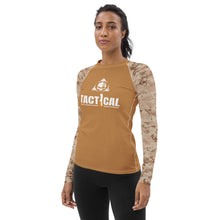 Load image into Gallery viewer, DESERT STORM Gear Camo Tactical Utility | Women&#39;s Rash Guard
