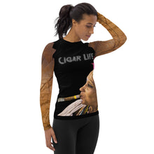 Load image into Gallery viewer, Old Lady Cigars | Women&#39;s Rash Guard
