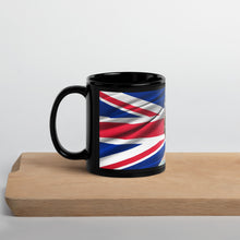 Load image into Gallery viewer, Queen Elizabeth II Black Glossy Mug
