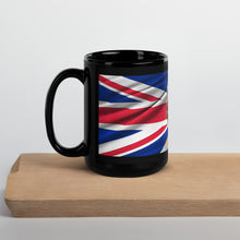 Load image into Gallery viewer, Queen Elizabeth II Black Glossy Mug
