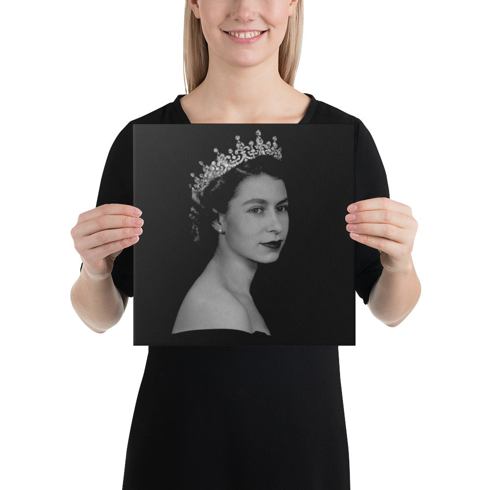 Queen Elizabeth II Canvas