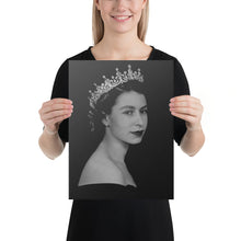 Load image into Gallery viewer, Queen Elizabeth II Canvas
