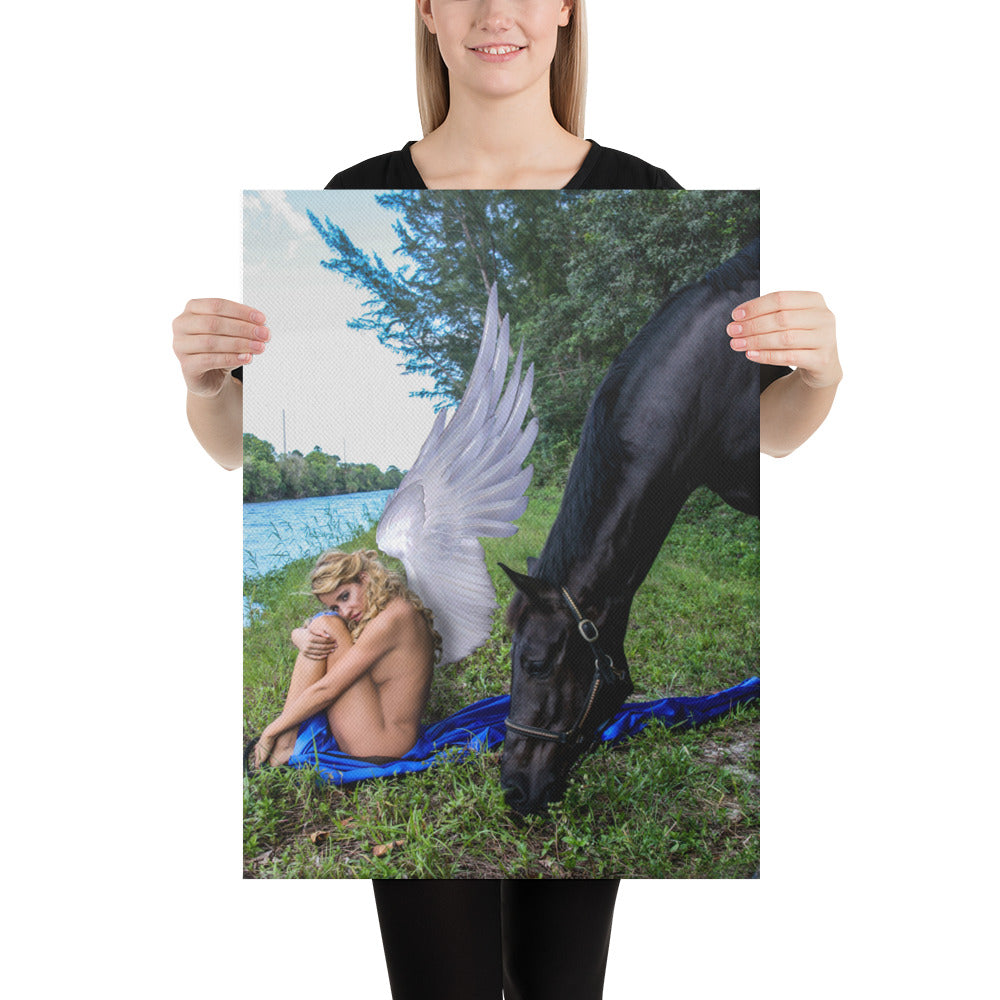 FALLEN ANGEL (I) Series Digital Art photo Canvas