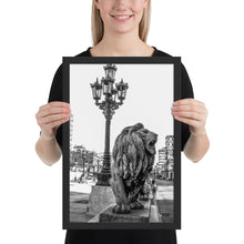 Load image into Gallery viewer, HAVANA VINTAGE Prado Street Lions | Framed poster
