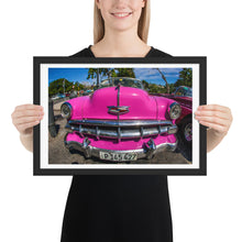 Load image into Gallery viewer, HAVANA CLASSIC PINK CAR | Framed poster
