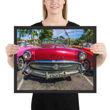 Load image into Gallery viewer, HAVANA CLASSIC RED CAR | Framed poster
