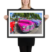Load image into Gallery viewer, Classic Cars Cuba Photos | Framed poster
