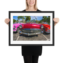 Load image into Gallery viewer, HAVANA CLASSIC RED CAR | Framed poster
