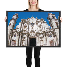 Load image into Gallery viewer, HAVANA CATEDRAL Color Framed poster
