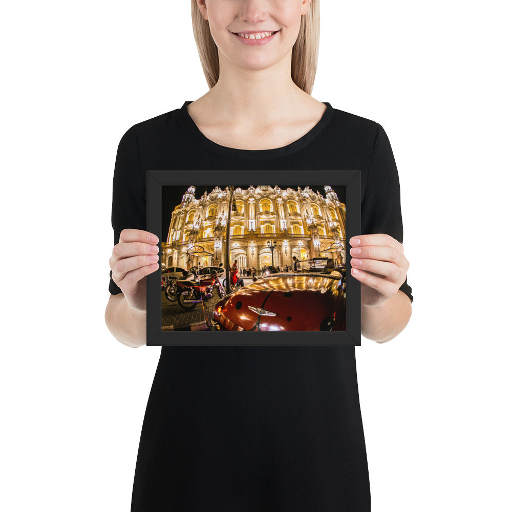 Great theater of Havana | Framed photo paper poster
