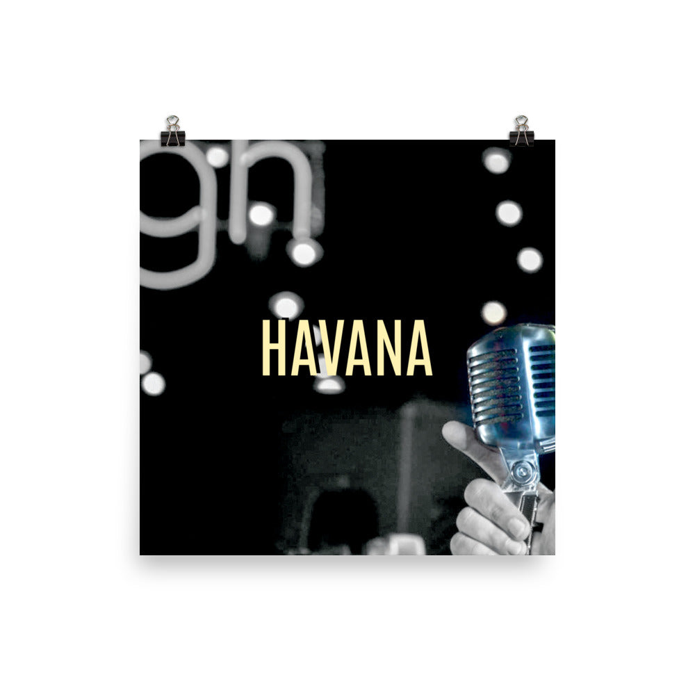 HAVANA NIGHT | Photo paper poster