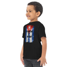 Load image into Gallery viewer, PATRIA Y VIDA | Toddler jersey t-shirt
