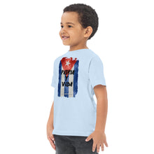 Load image into Gallery viewer, PATRIA Y VIDA | Toddler jersey t-shirt
