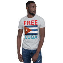 Load image into Gallery viewer, FREE CUBA FLAG Short-Sleeve Unisex T-Shirt
