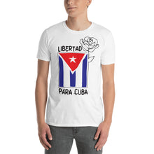 Load image into Gallery viewer, LIBERTAD para CUBA | Sleeve Unisex T-Shirt
