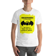 Load image into Gallery viewer, BEERMAN SHAPE | Short-Sleeve Unisex T-Shirt

