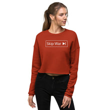 Load image into Gallery viewer, Skip War &gt;| Crop Sweatshirt
