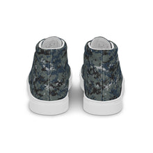 Load image into Gallery viewer, TACTICAL NAVY CAMO | Women’s high top canvas shoes
