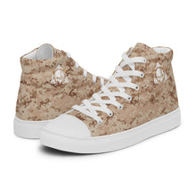 Load image into Gallery viewer, TACTICAL DESERT CAMO | Women’s high top canvas shoes
