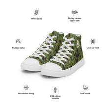 Load image into Gallery viewer, TACTICAL FOREST CAMO | Women’s high top canvas shoes
