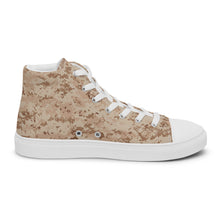 Load image into Gallery viewer, TACTICAL DESERT CAMO | Women’s high top canvas shoes
